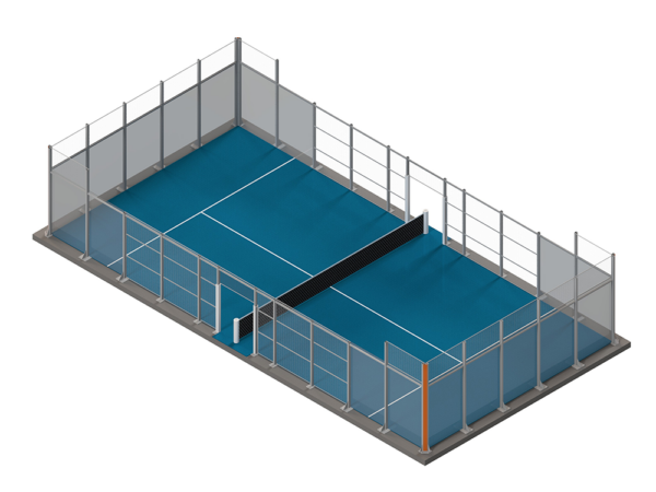 Padel Court Masters INDOOR von artec Sportgeräte aus deutscher Herstellung
