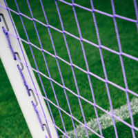 Tornetz für Fußballtore in lila