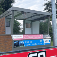Sprecherkabine Fußball für Sportplätze von artec