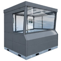 Sprecherkabine aus Aluminium - Variante 2